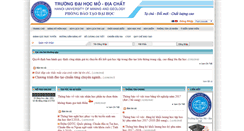 Desktop Screenshot of daotao.humg.edu.vn